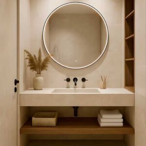 Espejo LED - IBÓN DIÁMETRO 80 CM LUZ LED 4000K