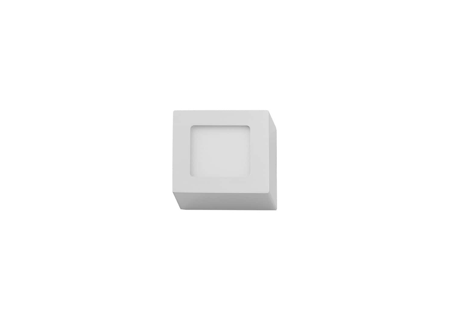 Downlight LED Superficie 6w Cuadrado